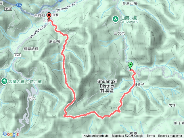2025-08-15 後寮仔嶺古道連走崩山坑古道─後寮仔嶺古道→後寮仔嶺→東柑腳山→風口鞍部→崩山坑古道→陳家古厝→威惠廟