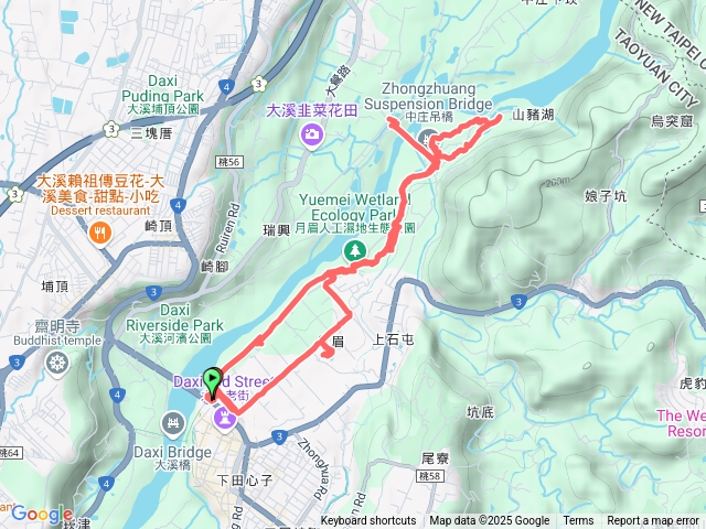 2025-01-16 月眉休閒農業區漫遊─觀音寺站→月眉人工溼地→中庄吊橋→中庄調整池→山豬湖生態園區→李騰芳古宅→觀音寺站