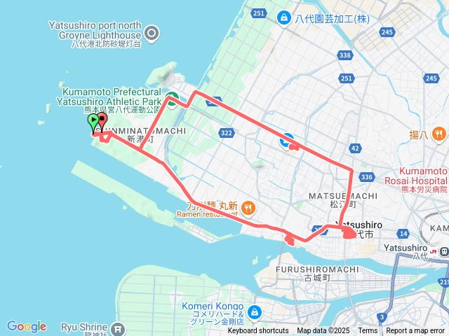 2025.07.16熊本県八代市一日遊軌跡