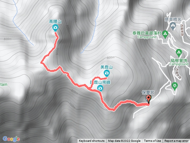 美鹿山連走高腰山