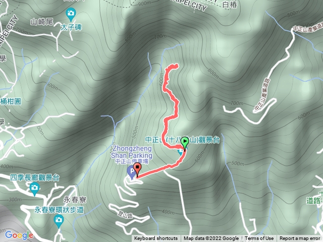 1110605中正山大屯南峯支線