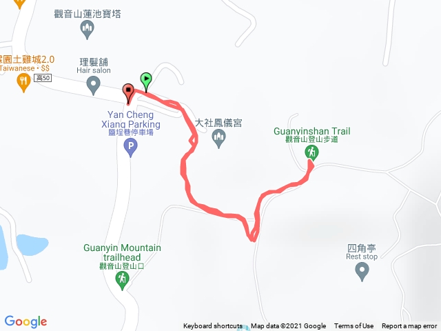 20211128高雄大社觀音山(只去三角點天洞)