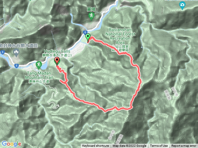 八仙山唐麻丹山縱走