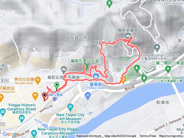 孫龍步道鶯歌石碧龍步道龜公山