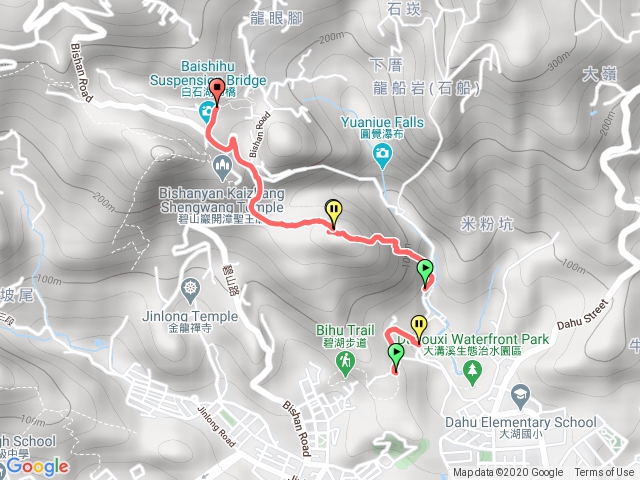 碧湖步道鯉魚山步道白石湖吊橋