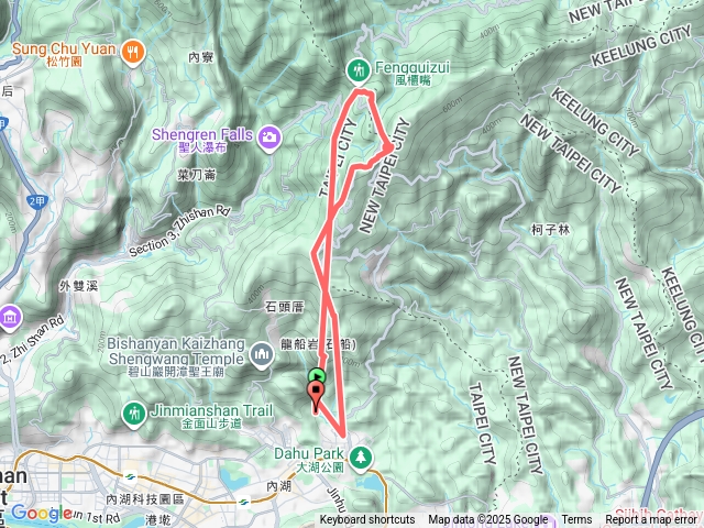 大溝溪-碧山-五指山-風櫃嘴-來回