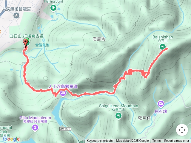 打鐵寮古道+白石山