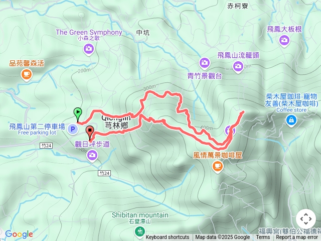 中坑山+飛鳳山登山