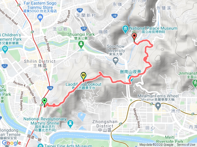 圓山水神社到故宮