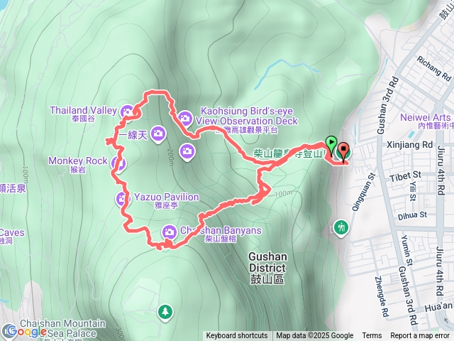 2025-08-22  柴山秘境 龍鳳溪谷上盤榕、雅座O繞
