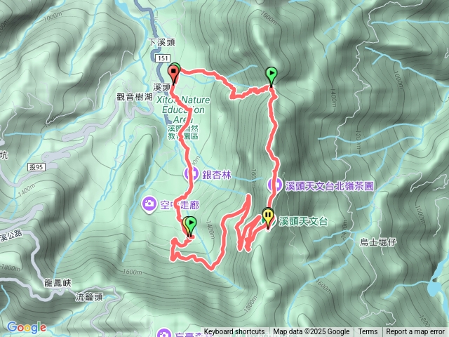 溪頭停車場-台寅山-天文台預覽圖