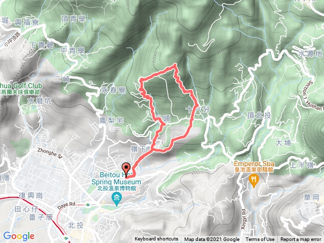 郵政訓練中心～中正山步道O型