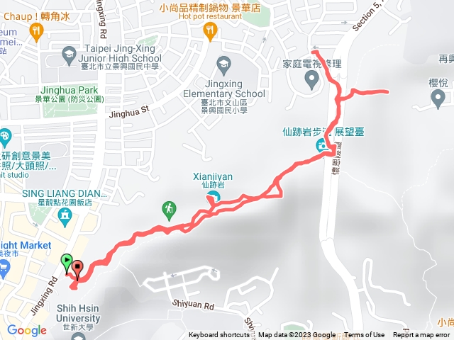 仙跡岩 到麥田山莊