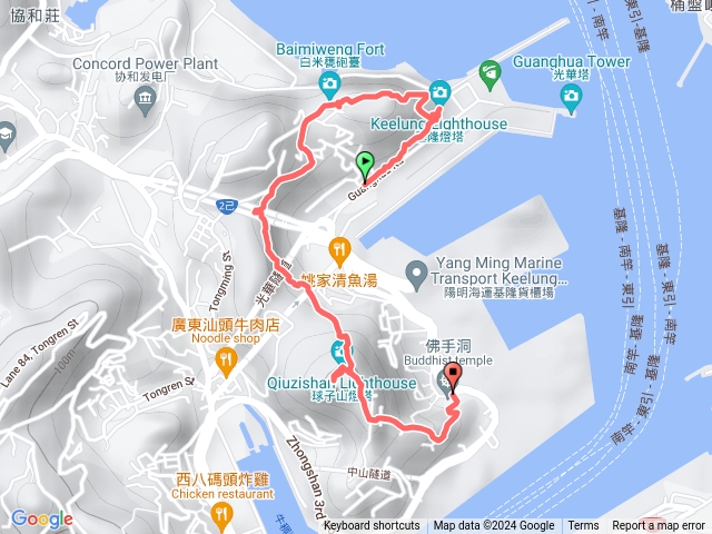 基隆燈塔、白米甕砲台、球子山燈塔