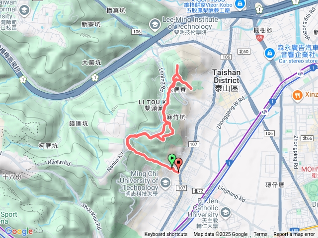 尖凍山、頂泰山巖