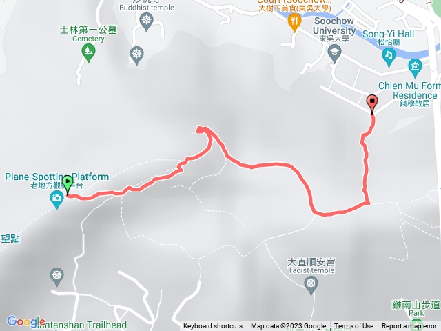 劍潭山(觀機平台-東吳大學)