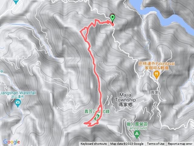 白賓山＆真笠山＆真笠山東北峰