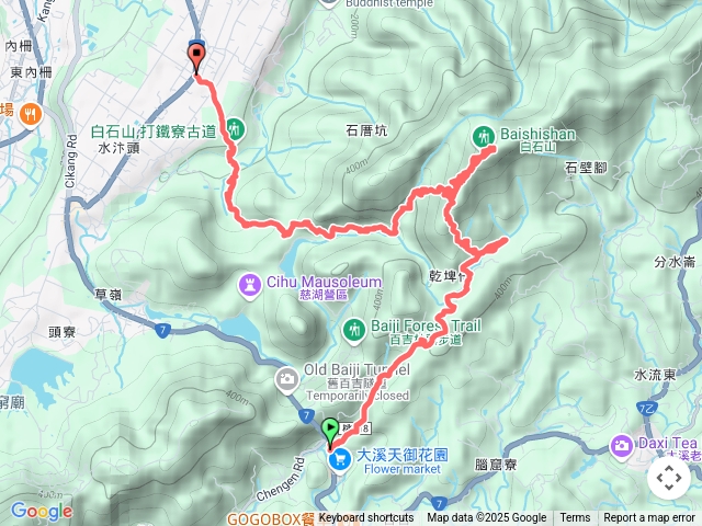 白石山十打鐵寮古道