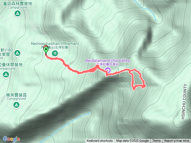 北得拉曼巨木步道（沒有去內鳥嘴）預覽圖