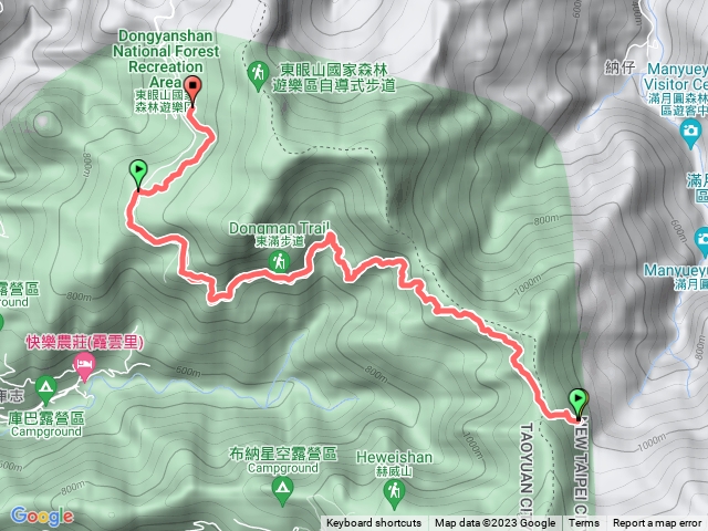 秋天舒服的東滿步道
