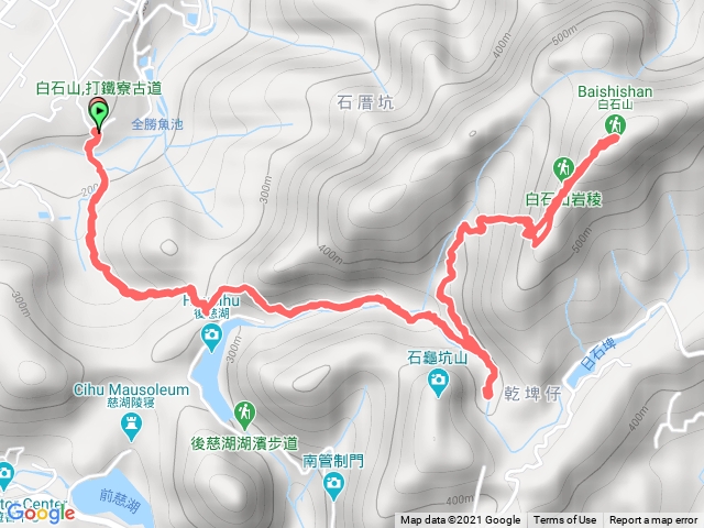 打鐵寮古道 白石山