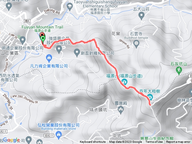 福源山登山步道