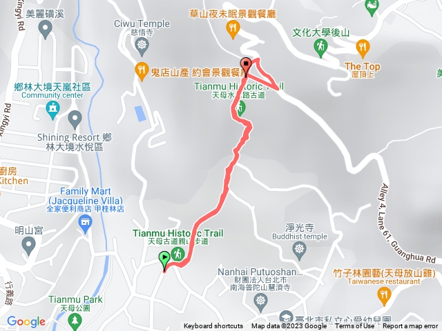2023.3.30 天母古道-自在亭2趟