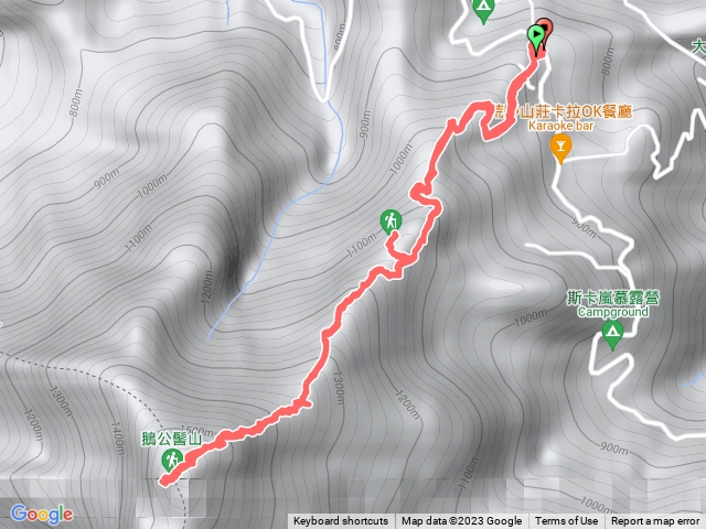 鵝公髻山_第一登山口