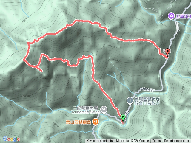 2026-04-26烏來三山：巫山、樂佩山、卡保山（信福路涼亭經下盆山往巫山）