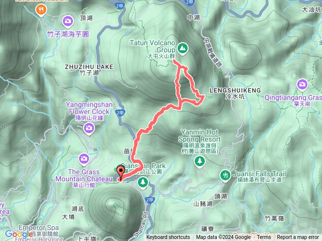 苗圃-七星公園、東峰、主峰