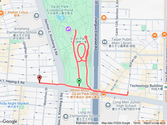 大安森林公園～拉筋人～預覽圖