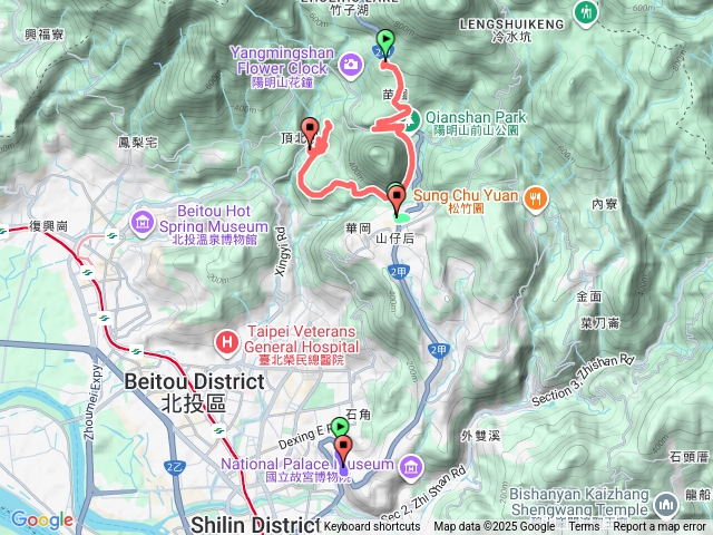 20251002竹子湖三-七窟餐廳-六窟溫泉-廢棄餐廳石佛(消失)-大石閣(騎車爬山)