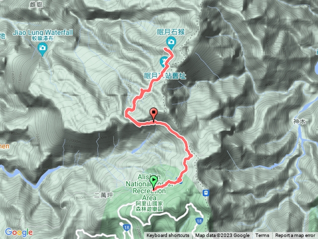 眠月線順撿大塔山