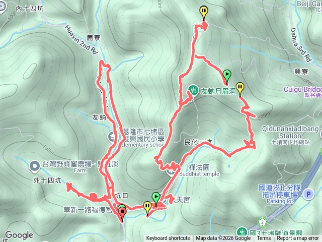 興化橋、姑娘廟、仙洞湖山、月眉洞、鹿寮坑輕便車站、友蚋新一坑預覽圖