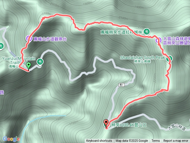 鳶嘴山稍來來山預覽圖