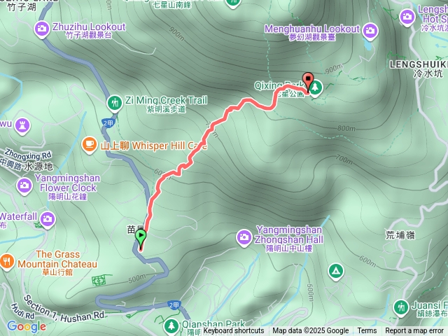 2025-9-20陽明山國家公園遊客中心-苗圃步道-七星公園