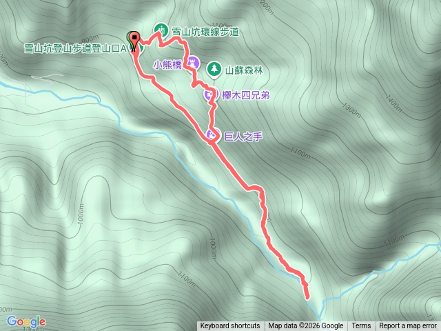 雪山坑巨人之手百川瀑布預覽圖
