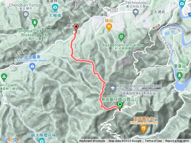 20230114獅子頭山站-觀獅坪-獅仔頭山前鋒-獅仔頭山-大土匪洞-大丘田山-十七寮山-錦繡公車站