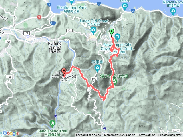 金瓜石經貂山古道、金字碑古道到猴硐