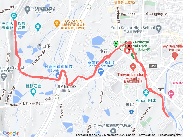 過嶺支渠 乙未公園 攔河堰