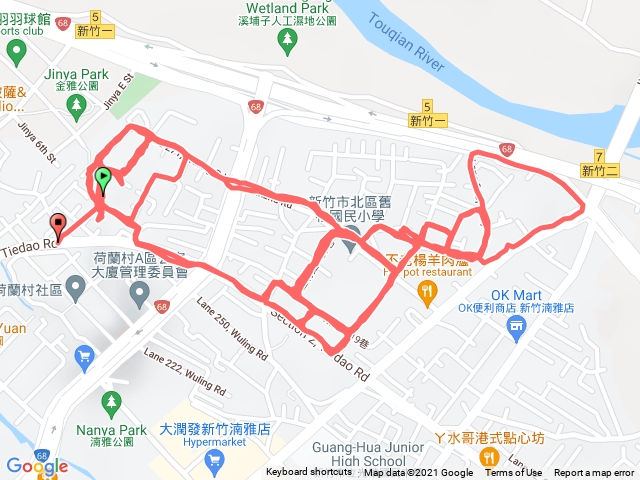 舊社幾何晨跑