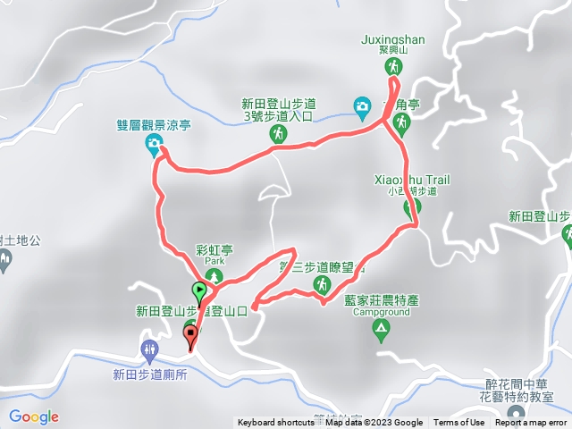 新田登山步道3上1下2023/03/31
