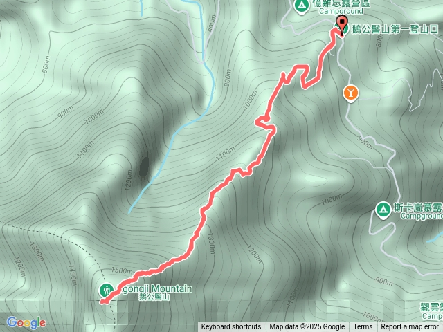 鵝公髻山第一登山口預覽圖