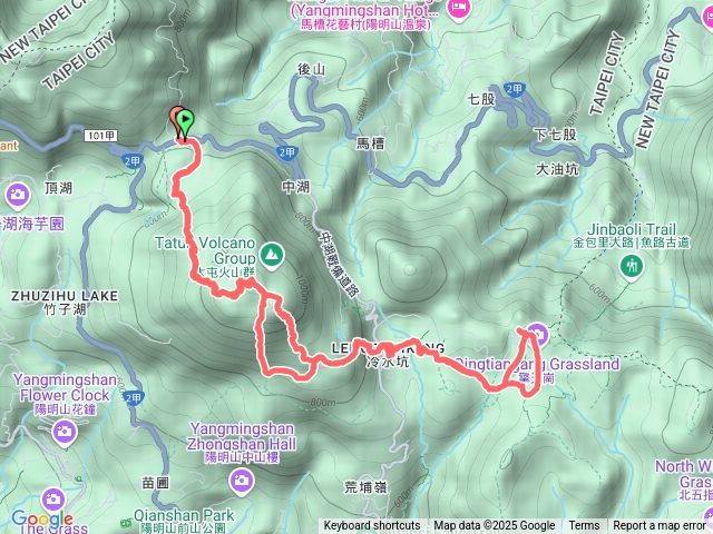 小油坑七星山擎天崗來回加碼七星山