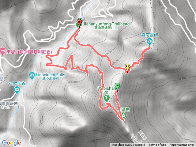 嘉南雲 好望角 石壁山