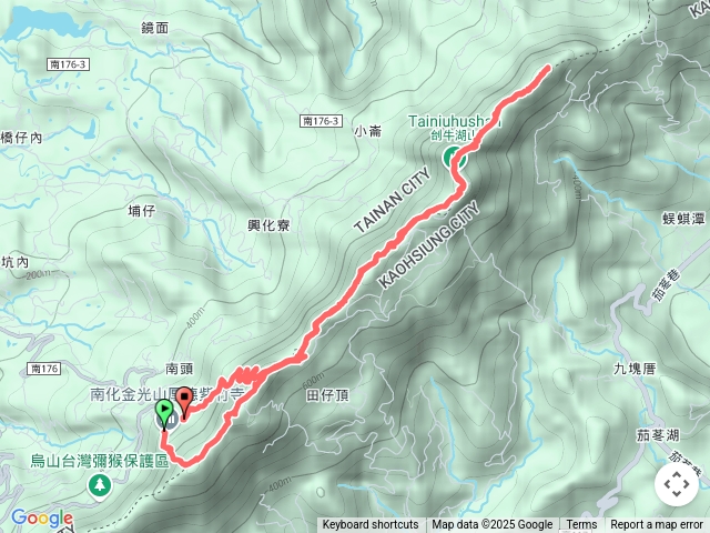 2025-04-17烏山縱走（厚德紫竹寺走刣牛湖山、烏山來回）