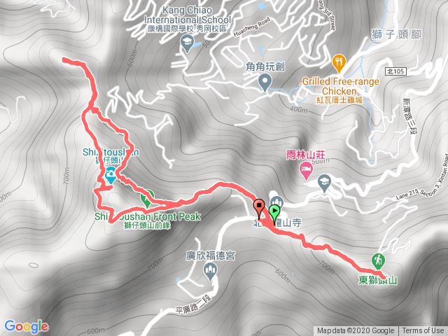 獅仔頭山連走粽串尖、猴洞尖(東獅仔頭山)