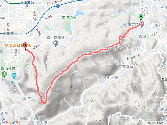 茅草埔山連走南港山