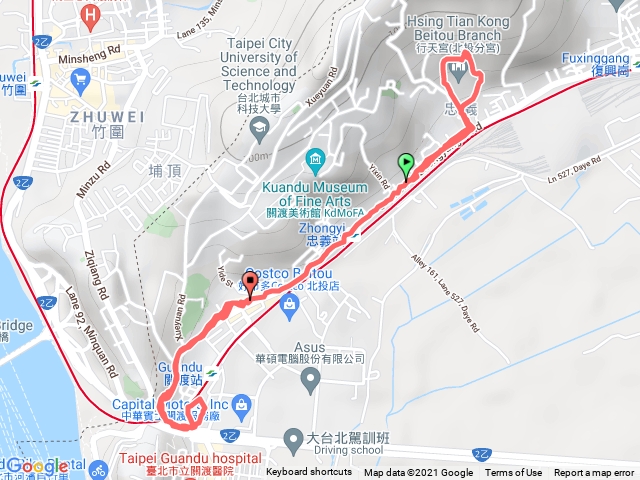 試走忠義山登山步道