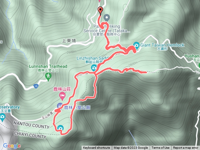 麟趾山、鹿林山